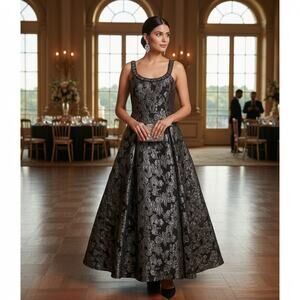 Taylor – Sleeveless Floral A‑Line Dress – Size 2 – New With Tags (Macy’s)